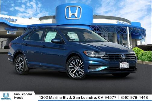Silk Blue Metallic 2021 Volkswagen Jetta 1.4T S