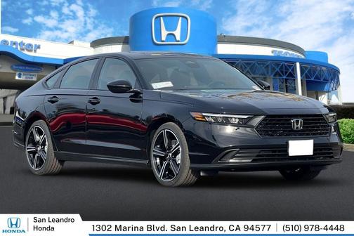 Crystal Black Pearl 2026 Honda Accord Hybrid Sport