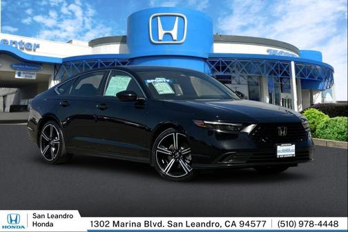 Crystal Black Pearl 2025 Honda Accord Hybrid Sport
