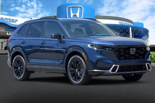 Canyon River Blue Metallic 2026 Honda CR-V Hybrid Sport Touring AWD