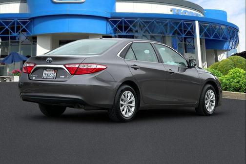 DK. GRAY 2016 Toyota Camry Hybrid LE