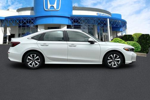 Platinum White Pearl 2026 Honda Civic LX