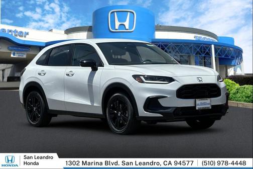 Platinum White Pearl 2026 Honda HR-V AWD Sport