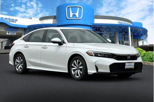 Platinum White Pearl 2026 Honda Civic LX