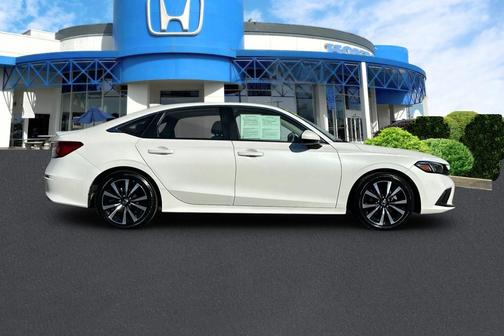 Platinum White Pearl 2024 Honda Civic EX