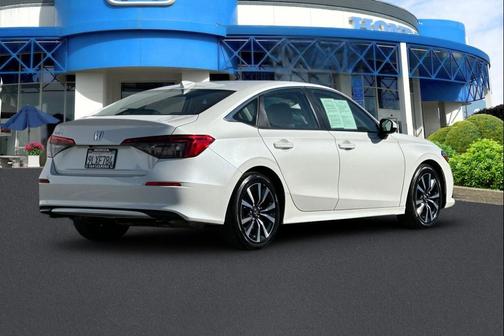 Platinum White Pearl 2024 Honda Civic EX
