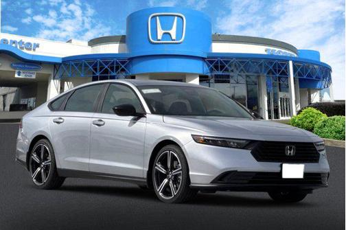 Solar Silver Metallic 2026 Honda Accord Hybrid Sport