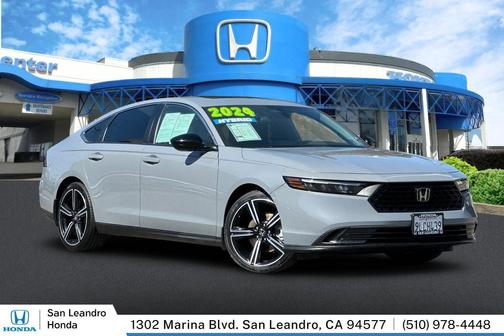 Metallic Steel 2024 Honda Accord Hybrid Sport