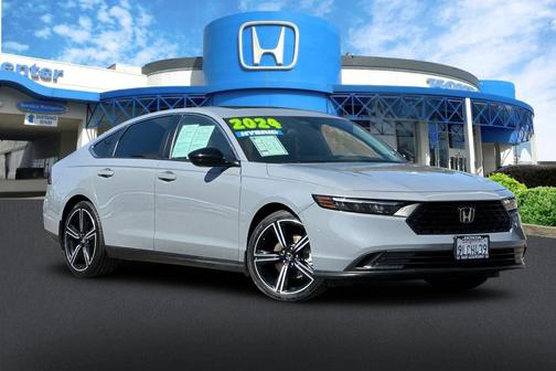 Metallic Steel 2024 Honda Accord Hybrid Sport