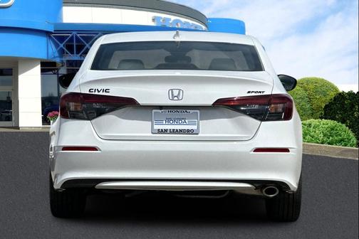 Platinum White Pearl 2026 Honda Civic Sport