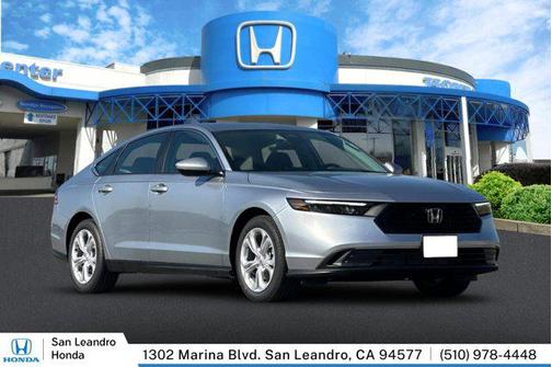 Solar Silver Metallic 2026 Honda Accord LX 1.5T