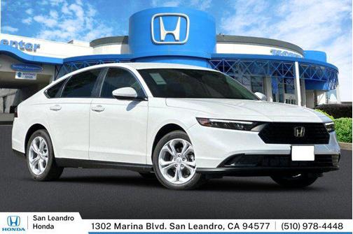 Platinum White Pearl 2026 Honda Accord LX 1.5T Sedan