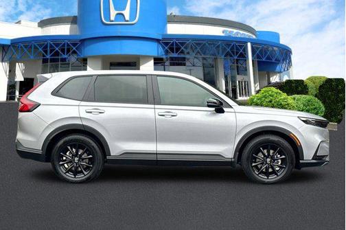 Solar Silver Metallic 2026 Honda CR-V Hybrid Sport-L FWD