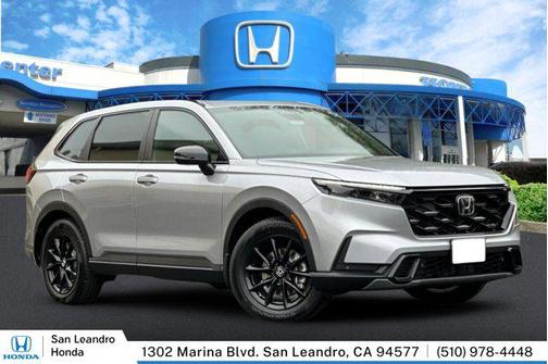 Solar Silver Metallic 2026 Honda CR-V Hybrid Sport-L FWD