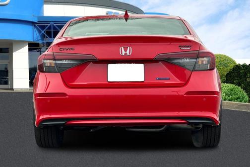 Rallye Red 2026 Honda Civic Hybrid Sport Touring