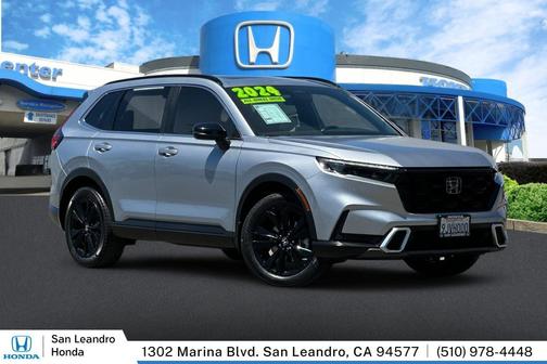 Lunar Silver Metallic 2024 Honda CR-V Hybrid Sport Touring AWD