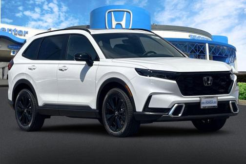 Platinum White Pearl 2026 Honda CR-V Hybrid Sport Touring AWD