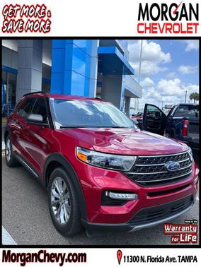 Rapid Red Metallic Tinted Clearcoat 2023 Ford Explorer XLT