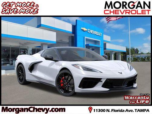 Arctic White 2026 Chevrolet Corvette Stingray w/2LT