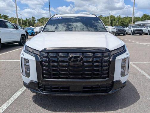 Hyper White 2024 Hyundai PALISADE Calligraphy Night Edition