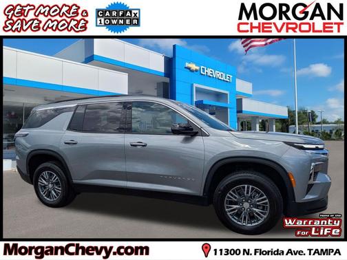 Sterling Gray Metallic 2025 Chevrolet Traverse LT