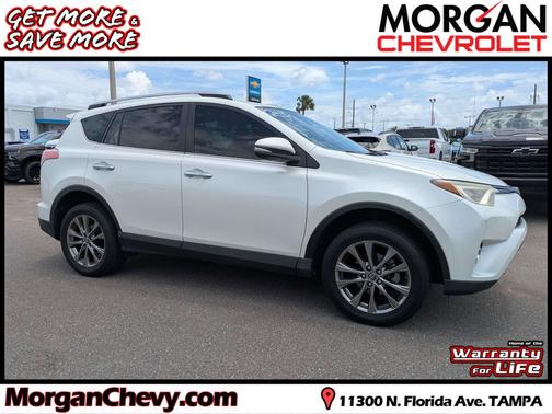 Blizzard Pearl 2018 Toyota RAV4 Limited