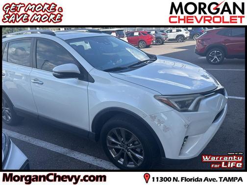 Blizzard Pearl 2018 Toyota RAV4 Limited
