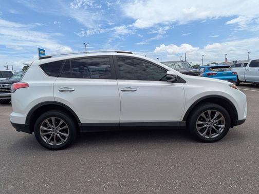 Blizzard Pearl 2018 Toyota RAV4 Limited