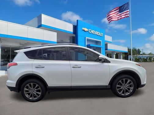 Blizzard Pearl 2018 Toyota RAV4 Limited