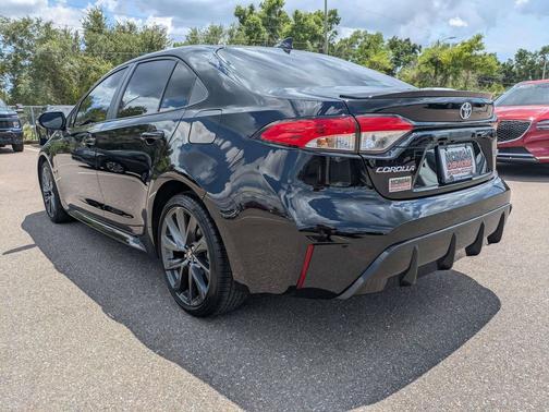 Midnight Black Metallic 2025 Toyota Corolla SE