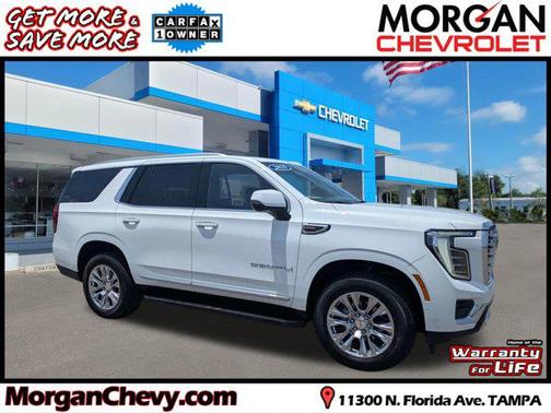 Summit White 2025 GMC Yukon Denali