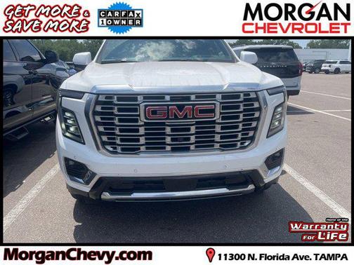 Summit White 2025 GMC Yukon Denali