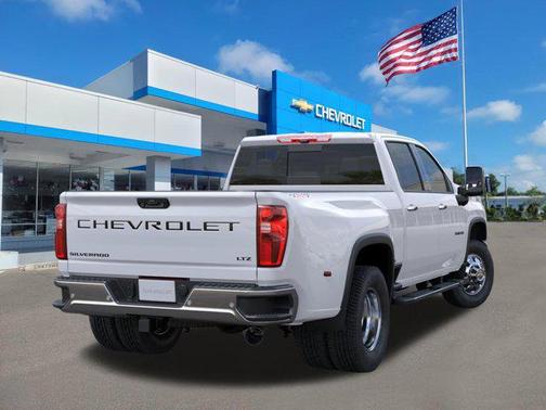 Summit White 2026 Chevrolet Silverado 3500 LTZ