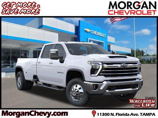 Summit White 2026 Chevrolet Silverado 3500 LTZ