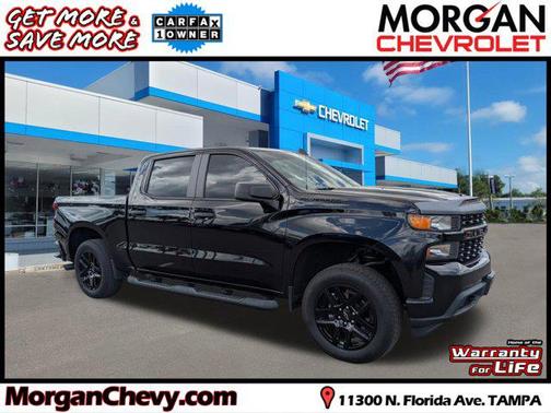 Black 2021 Chevrolet Silverado 1500 Custom