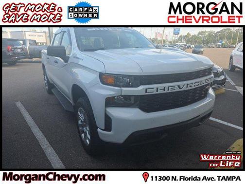 Summit White 2021 Chevrolet Silverado 1500 Custom