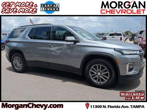 Sterling Gray Metallic 2023 Chevrolet Traverse LT Cloth