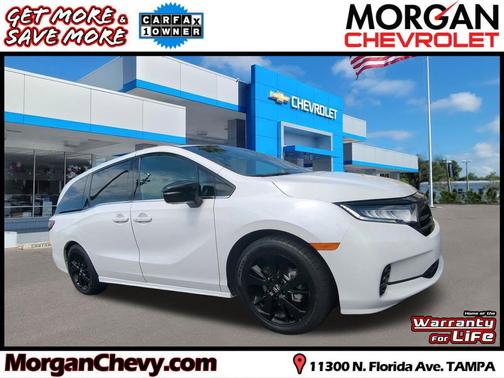 Platinum White Pearl 2024 Honda Odyssey Sport