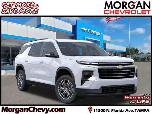 Polar White Tricoat 2026 Chevrolet Traverse LT