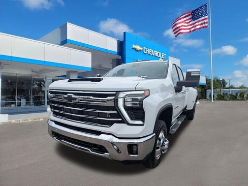 Summit White 2024 Chevrolet Silverado 3500 LTZ