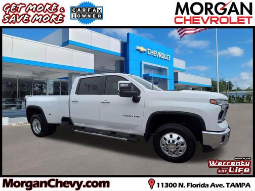 Summit White 2024 Chevrolet Silverado 3500 LTZ