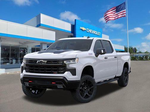 Summit White 2026 Chevrolet Silverado 1500 LT Trail Boss
