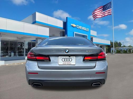 Bluestone Metallic 2021 BMW 530 530i