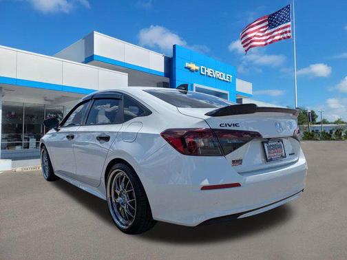 Platinum White Pearl 2026 Honda Civic Hybrid Sport Touring