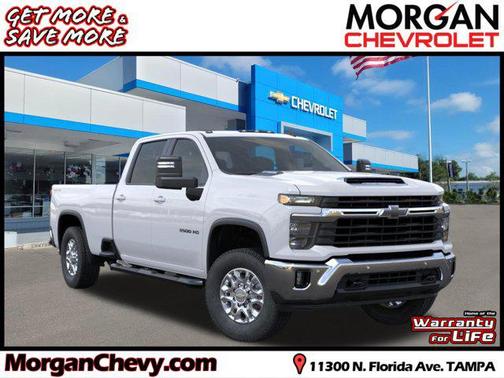 Summit White 2026 Chevrolet Silverado 3500 LT