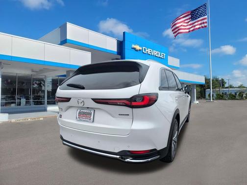 Rhodium White Premium 2024 Mazda CX-90 3.3 Turbo Premium