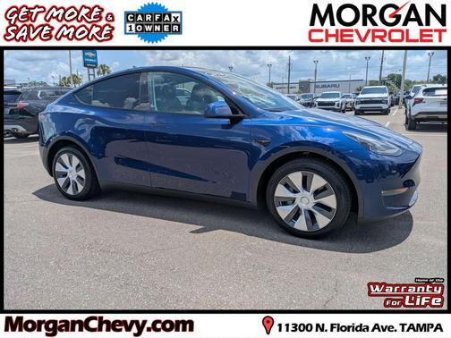Deep Blue Metallic 2024 Tesla Model Y Long Range Dual Motor All-Wheel Drive