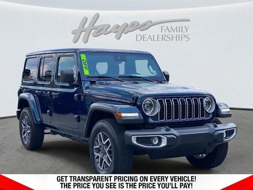 Fathom Blue Pearlcoat 2025 Jeep Wrangler Sahara