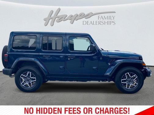 Fathom Blue Pearlcoat 2025 Jeep Wrangler Sahara