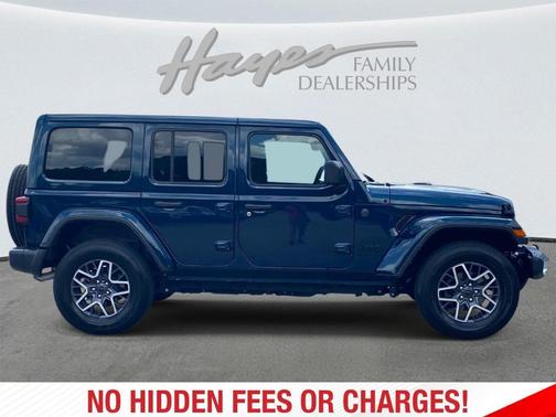 Fathom Blue Pearlcoat 2025 Jeep Wrangler Sahara